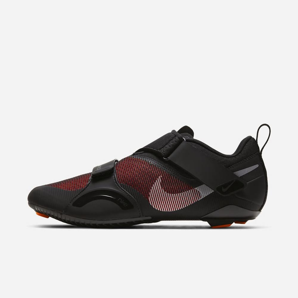 Chaussure De Velo Nike SuperRep Cycle Noir 4735-609 Black/Hyper Crimson/Metallic Silver Homme | YNP-73414040